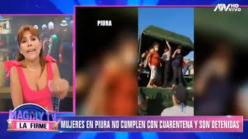Magaly Medina critica a mujeres que incumplieron aislamiento social obligatorio por coronavirus. Foto: Captura