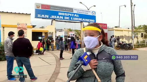 Carmen Quispe ya no sabe qué hacer para que pueda retirar los restos de su progenitor. (Foto: Captura de video / Latina Noticias) coronavirus muerte