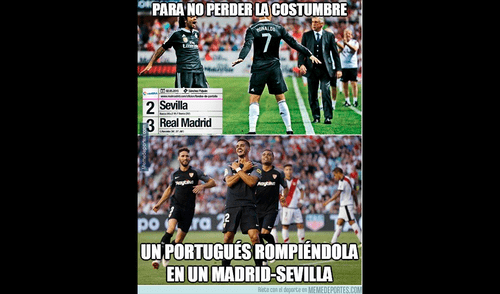 Vía Facebook, memes se burlan de derrota del Real Madrid ante Sevilla [FOTOS]