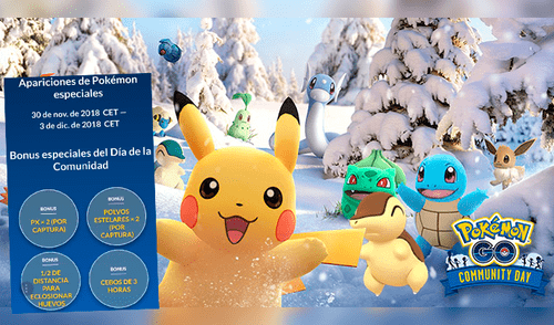 Pokémon GO: Todo sobre El Community Day Anniversary de diciembre que te permitirá atrapar a los pokémon que se te escaparon [VIDEO]