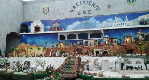 Nacimiento mecatrónico se exhibirá desde mañana 20 de diciembre. Foto: Archivo La República