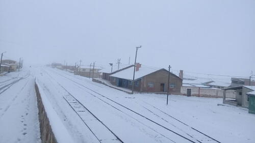 Imata es una de las zonas con más frecuencia de temperaturas bajo cero en Arequipa. Foto: Senamhi
