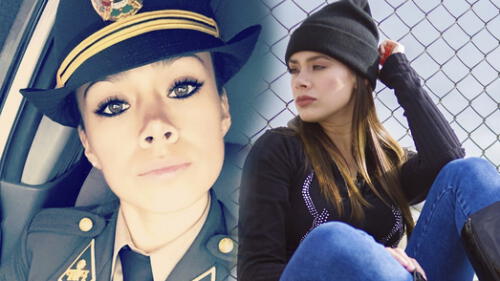 Exsuboficial se hizo conocida tras viralizarse uno de sus videos en TikTok. Foto: difusión