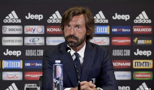 Juventus contrató a Andrea Pirlo tras la destitución de Sarri. Foto: Juventus