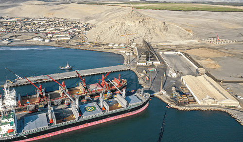En el terminal portuario de Salaverry, las obras ascienden a los S/ 945 millones. Foto: MTC En el terminal portuario de Salaverry, las obras ascienden a los S/ 945 millones. Foto: MTC