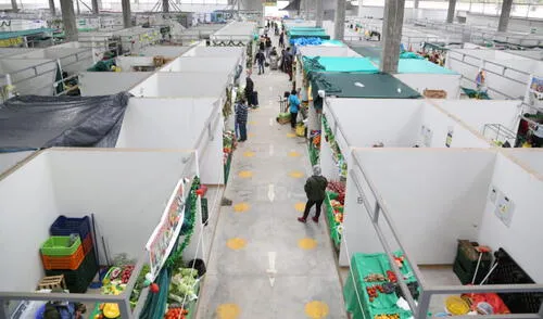 Modernización de mercados contempla implementación de protocolos de bioseguridad. Foto: Andina Modernización de mercados contempla implementación de protocolos de bioseguridad. Foto: Andina