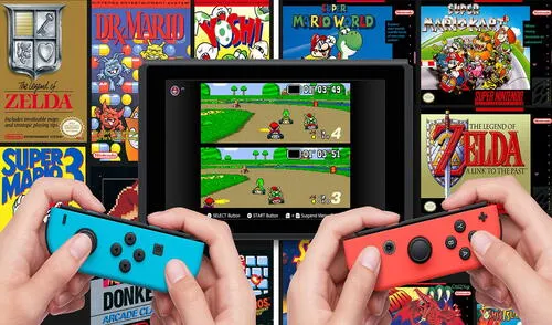 La plataforma cuenta con un amplio catálogo de juegos retro. Foto: Nintendo