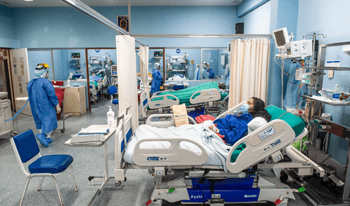 La creación de estos ventiladores se dio mediante convenio entre la PUCP y empresas peruanas. Foto: AFP/Ernesto Benavides