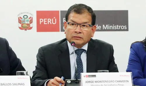 Montenegro también desempeñó cargos en la Autoridad Nacional del Agua (ANA). Foto: Andina