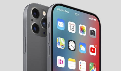 Los paneles OLED de los futuros iPhone 13 tendrían una tasa de refresco adaptativa de hasta 120 Hz. Foto: La manzana mordida Los paneles OLED de los futuros iPhone 13 tendrían una tasa de refresco adaptativa de hasta 120 Hz. Foto: La manzana mordida
