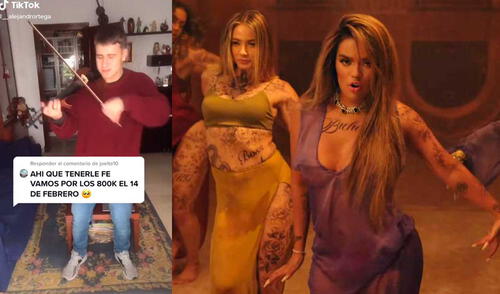 El músico sorprendió a miles con su gran talento para tocar el violín. Foto: captura de TikTok/@__alejandrortega