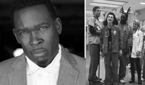 Deezer D se hizo conocido por su participación en la serie E.R. junto a George Clooney. Foto: composición Deezer D / Instagram.