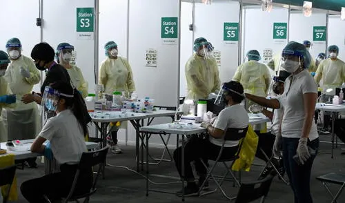 Singapur contabiliza desde el inicio de la pandemia 29 fallecidos por coronavirus. Foto: AFP