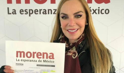 En sus redes sociales, la actriz comunicó su inscripción como precandidata. Foto: Gabriela Goldsmith / Twitter En sus redes sociales, la actriz comunicó su inscripción como precandidata. Foto: Gabriela Goldsmith / Twitter