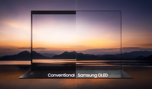La computadora estrenará una innovadora pantalla OLED. Foto: Samsung Display