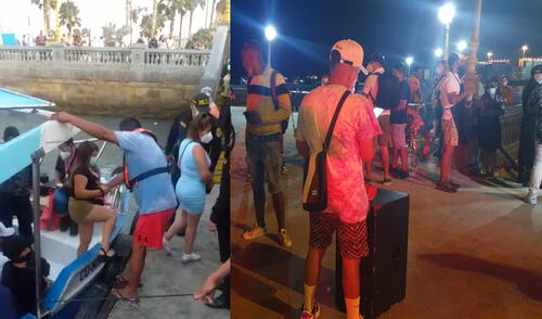 Infractores fueron conducidos a la comisaría Santa Marina. Foto: La República Infractores fueron conducidos a la comisaría Santa Marina. Foto: La República