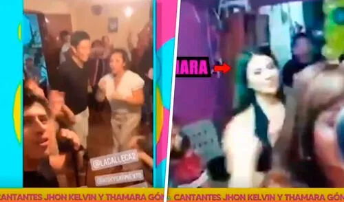 No aprenden. Los cantantes fueron vistos en estas reuniones sociales en plena segunda ola del COVID-19. Foto: captura/Willax TV