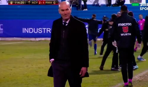 Real Madrid quedó fuera de la Copa del Rey a manos del Alcoyano de la Tercera División de España. Foto: captura DirecTV Sports