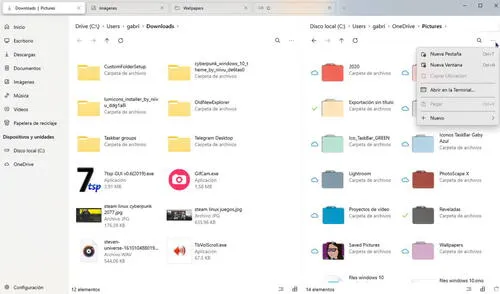 Este explorador de Windows te permite abrir pestañas para explorar tus documentos y hasta integrar otro software para visualizar todo tipo de archivos. Foto: Genbeta