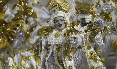 La celebración del Carnaval de Río, en Brasil, estaba pautada para junio de 2021. Foto: AFP/Referencial