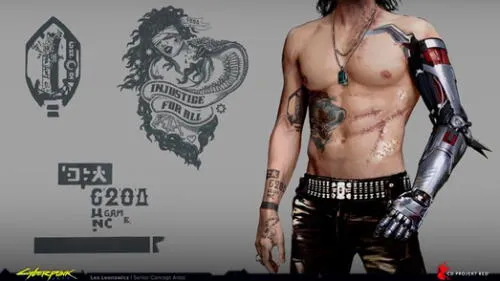 Lea Leonowicz, Coordinadora y Artista Conceptual Senio de CD Projekt RED, publicó ArtStation todos los bocetos de cómo iba a ser este personaje. Foto: Cyberpunk 2077