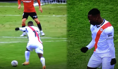 Advíncula sumó su primer gol de la temporada 2020/2021 del torneo de ascenso español. Foto: captura de DirecTV Sports