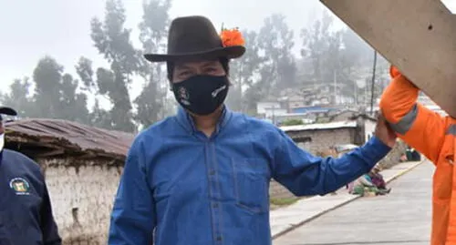 El Alcalde Ubaldo Cuayla Taco se mostró confiado en que no será revocado. Foto: Municipalidad de San Cristóbal