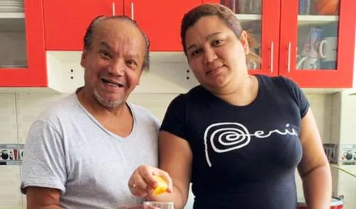 Melcochita junto a su esposa Monserrat Seminario. Foto: Facebook/ Monserrat Seminario Sanz