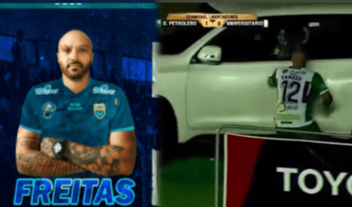 Freitas llegó tras un año en Alianza FC de El Salvador. Foto: composición Carlos Stein, captura Fox Sports