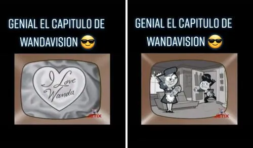 Así se vio esta parodia protagonizada por 'Wanda'. Foto: captura de TikTok / @alex_chande