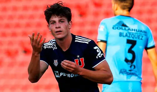 El 'Pitu' anotó su primer gol tras nueve partidos en la profesional. Foto: U de Chile