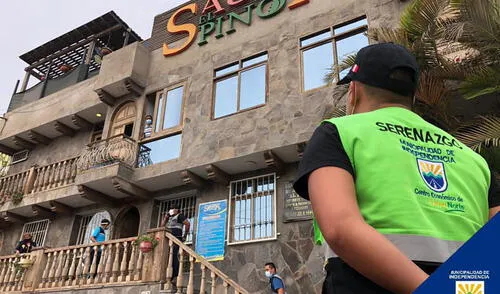 A los propietarios del Sauna "El pino" se les impuso una multa del 1.5% de una UIT. Foto: Municipalidad de Independencia. A los propietarios del Sauna "El pino" se les impuso una multa del 1.5% de una UIT. Foto: Municipalidad de Independencia.