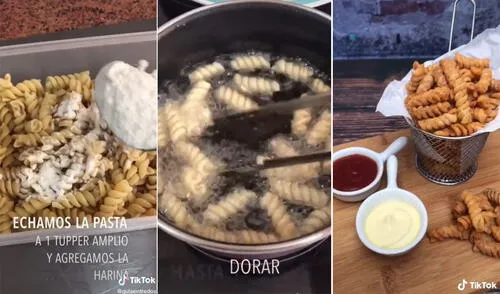 Con esta sencilla receta podrás tener un delicioso snack sin tener que salir de casa a comprarlo. Foto: captura de TikTok