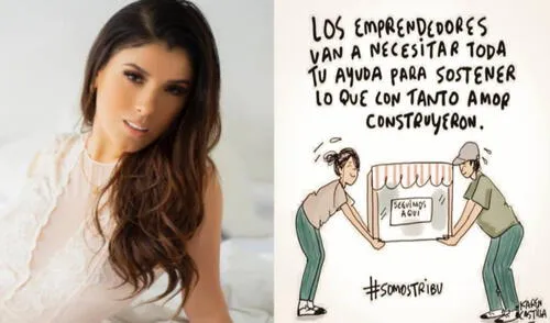 La intérprete de "Ulala" pone su granito de arena en momentos complicados. Foto: Yahaira Plasencia/Instagram, Karen Castilla/Instagram