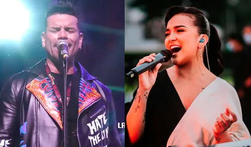 Daniela Darcourt y Carlos 'Tomate' Barraza cantaron uno de los temas de la criolla Eva Ayllón. Foto: Instagram