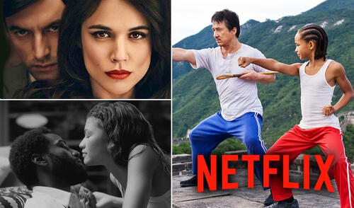 La película The karate kid (2010) está protagonizada por Jaden Smith. Foto: composición / Netflix