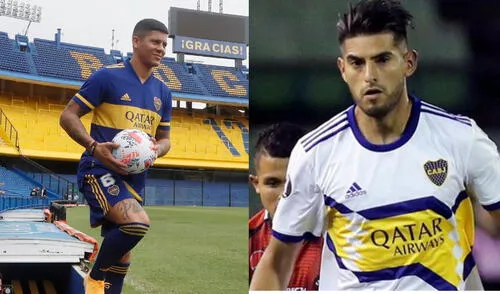 Zambrano y Rojo serán compañeros en Boca Juniors. Foto: Boca Juniors