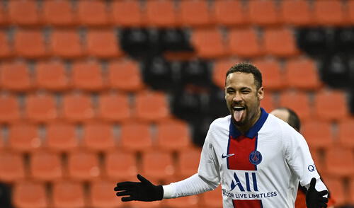 Neymar jugaría en PSG hasta el 2026. Foto: AFP Neymar jugaría en PSG hasta el 2026. Foto: AFP