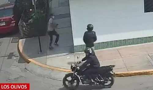 El agraviado contó que quiso huir, pero al ver el rostro del hampón, se asustó y entregó su teléfono. Foto: captura de 24 Horas