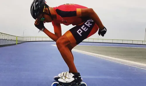 Deportista chiclayano es uno de los principales exponentes del patinaje juvenil en el Perú. Foto: Facebook.