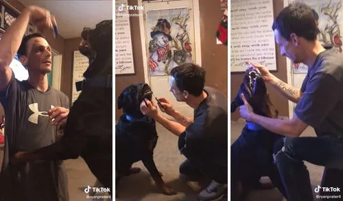 El dueño mantuvo la calma en todo momento. Foto: captura de TikTok / @
ryanprater4 El dueño mantuvo la calma en todo momento. Foto: captura de TikTok / @
ryanprater4