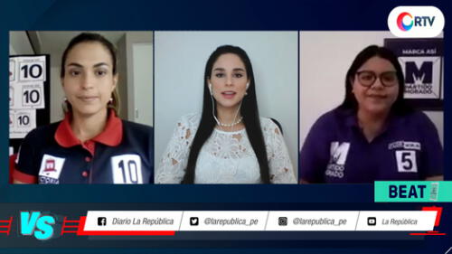 Flor Borja del Partido Morado y Asceli Rabasa de Victoria Nacional debaten en #VersusElectoral. Foto: captura/RTV Flor Borja del Partido Morado y Asceli Rabasa de Victoria Nacional debaten en #VersusElectoral. Foto: captura/RTV