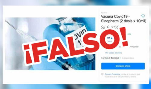 Las vacunas contra la COVID-19 serán gratuitas y aplicadas de acuerdo a cronograma. Foto: captura/Twitter Minsa Las vacunas contra la COVID-19 serán gratuitas y aplicadas de acuerdo a cronograma. Foto: captura/Twitter Minsa