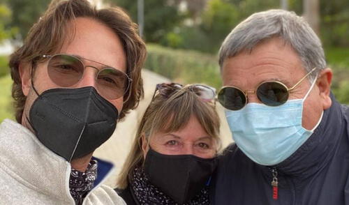 Sebastián Rulli viajó a España para acompañar a su padre en el proceso de recuperación. Foto: Sebastián Rulli/Instagram