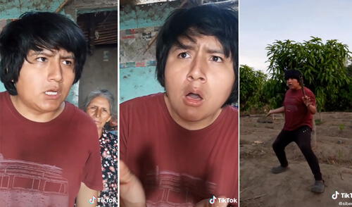 El joven ha conseguido millones de 'me gusta' en sus hilarantes videos y es toda una 'estrella' de las redes. Foto: captura de TikTok