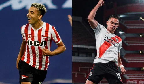 Estudiantes y River Plate chocan desde las 9.30 p. m. (hora argentina). Foto: composición/Facebook