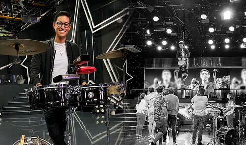 El músico peruano encendió el set del programa con su versión del 'Rey del pop'. Foto: Tony Succar, Instagram