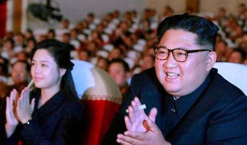 El que no haya aparecido en la propaganda norcoreana durante tanto tiempo ha desatado diferentes especulaciones, incluyendo la posibilidad de un embarazo. Foto: AFP