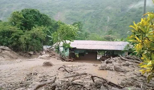 DESTRUIDO. Así luce la zona de Chaupimayo B tras el paso del huaico que dejó un muerto