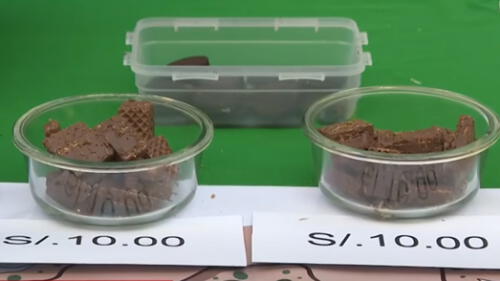 Productos estaban preparados a base de marihuana por lo general. Foto: captura América TV Productos estaban preparados a base de marihuana por lo general. Foto: captura América TV